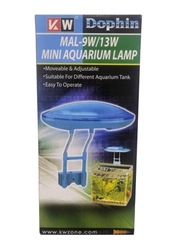 KW Zone Dophin Mal Mini Lamp, 9W/13W, Blue