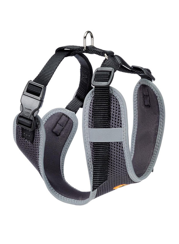 Fernplast 55cm Nikita PM Nylon Technical Harness for Dogs, Medium, Black