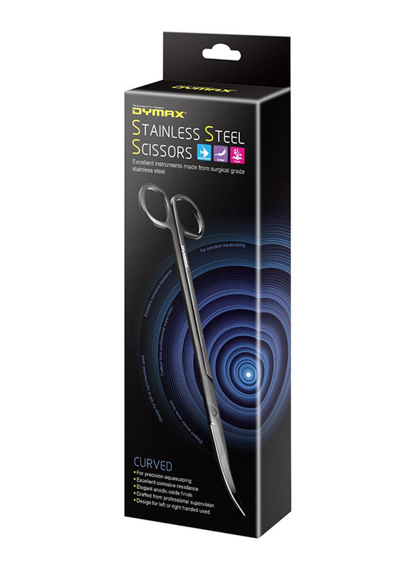 Dymax Stainless Steel Curved Scissor, Black