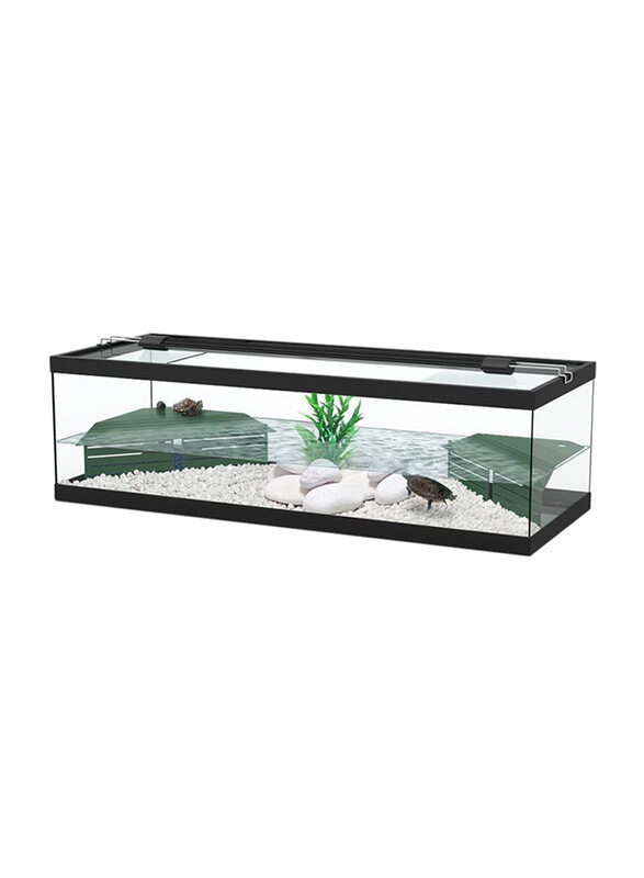 

Tortum Turtle Tank Aquarium, 100x 40 X30cm, Clear