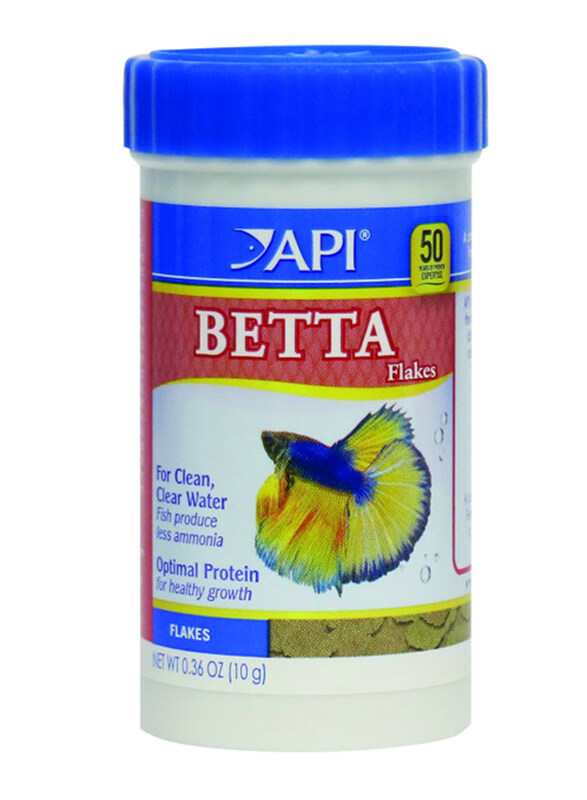 

API Betta Flakes for Clean Water, 10g, White