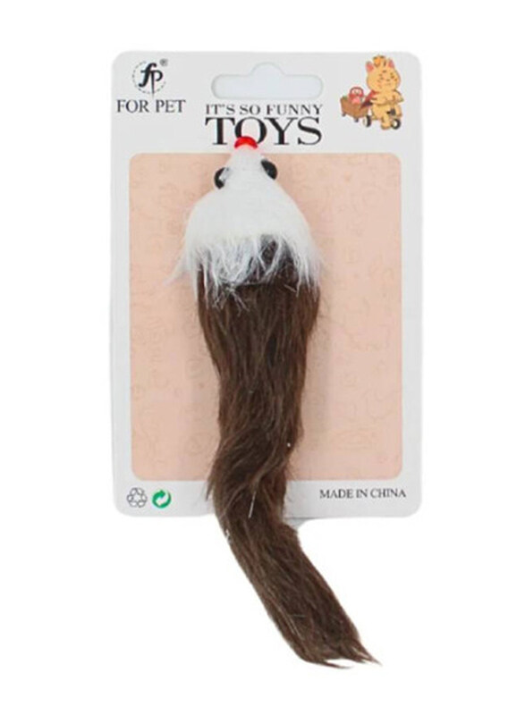 

For Pet Mouse Plush Squeaky Toys for Cats, Multicolours