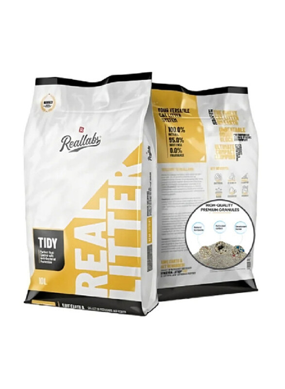 

Reallabs Tidy Real Volcanic Cat Litter, 10 Liter, Multicolour