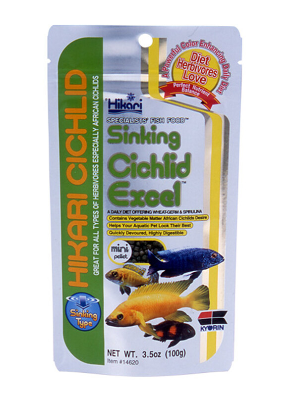 

Hikari Sinking Cichlid Excel Dry Fish Food, 100g