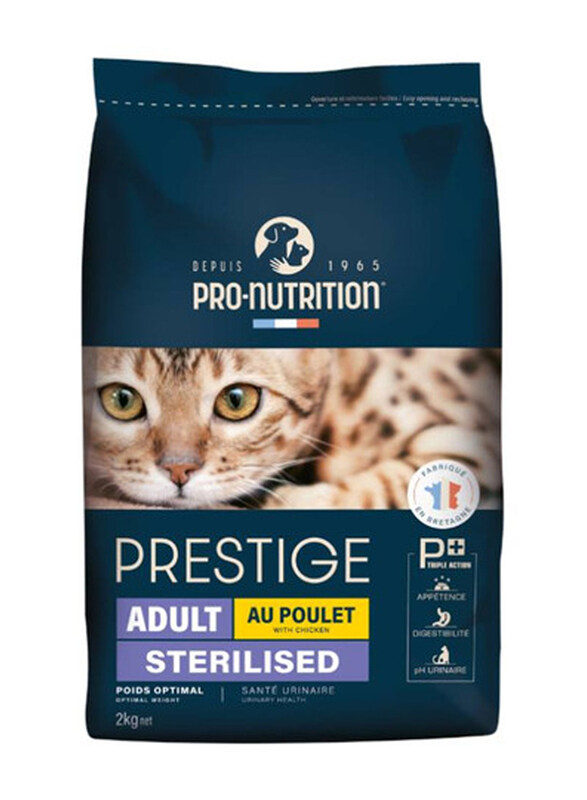 

Pro Nutition Prestige Sterilised Chicken Adult Cat Dry Food, 2 Kg