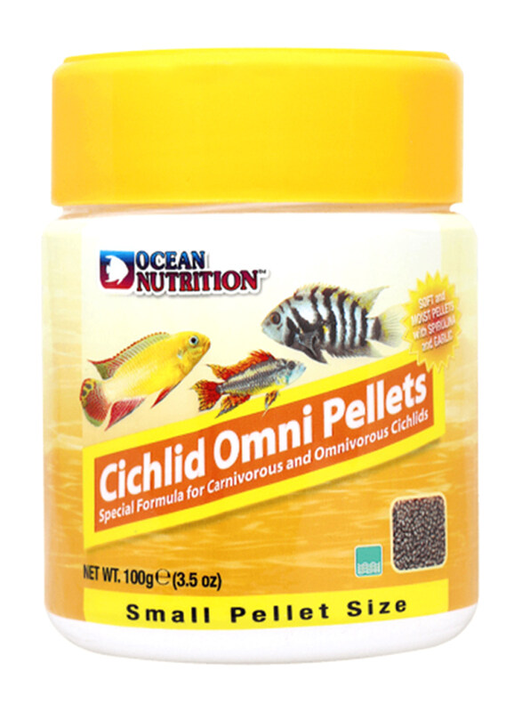 

Ocean Nutrition Cichlid Omni Pellets Dry Fish Food, 100g