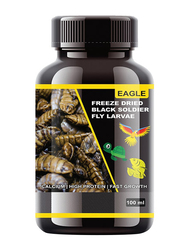 Horizon Eagle Freeze Dried Black Soldier Fly Larvae Dry Fish Food, 100ml