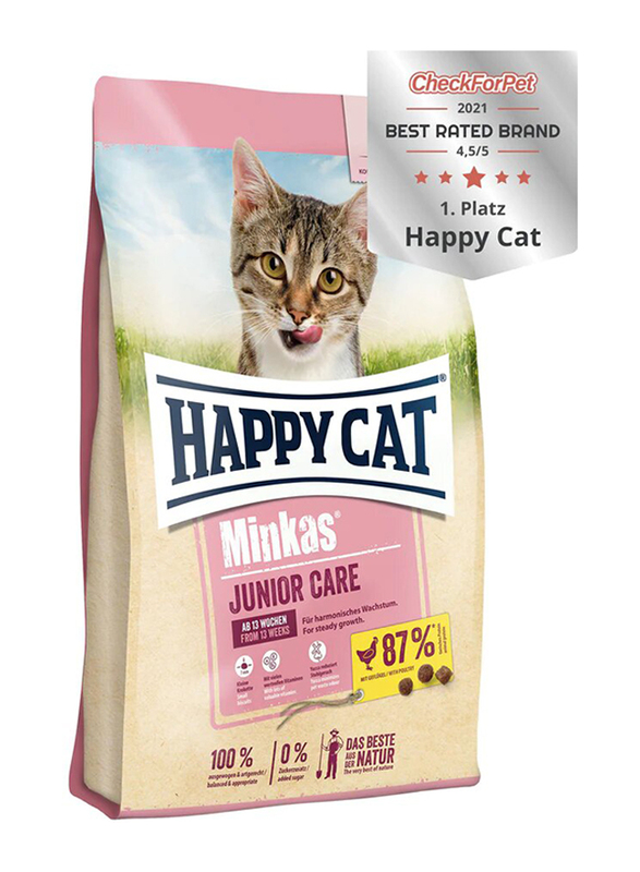 Happy Cat Minkas Junior Care Dry Cat Food, 1.5 Kg