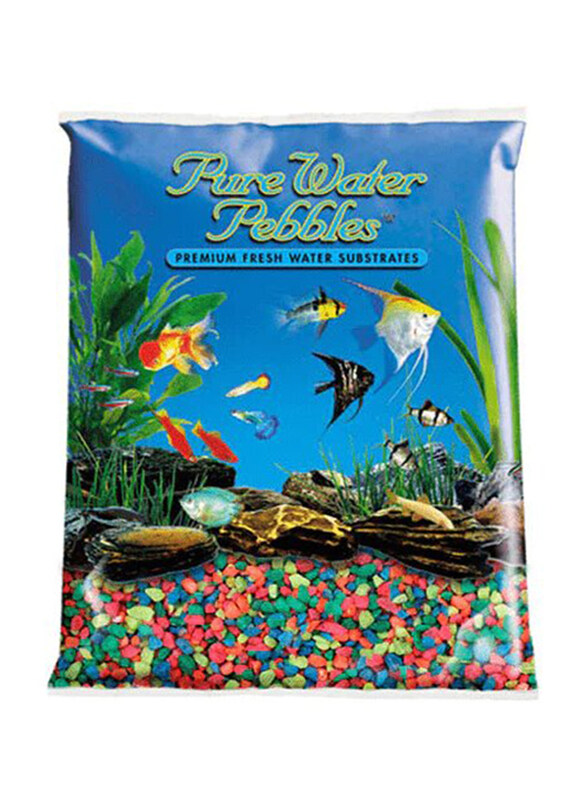 

Worl Wide Gravel U.S.A Neon Rainbow Pure Water Pebbles, Multicolour