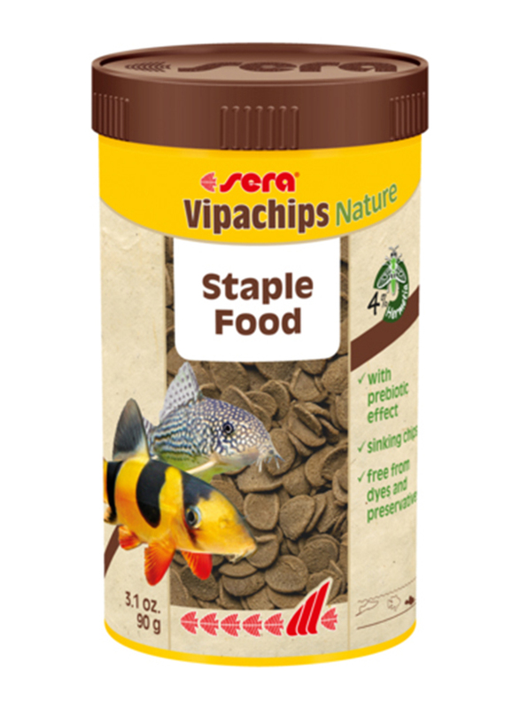 Sera Vipachips Nature Dry Fish Food, 250ml