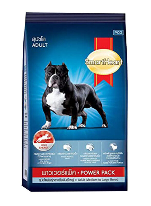 

Smart Heart Adult Dog Food Power Dry Food, 3Kg