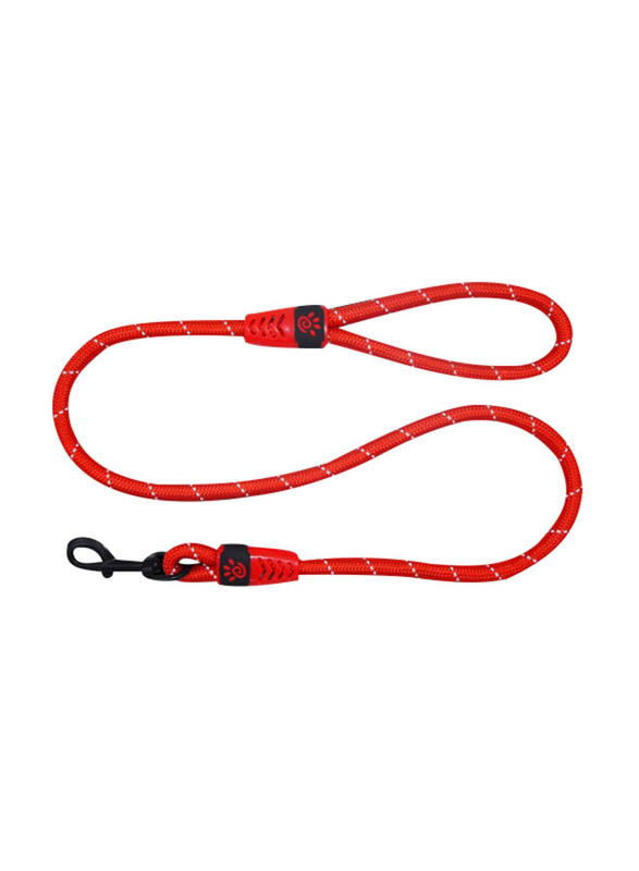 Doco Signature Reflective Rope Leash, Small, Red