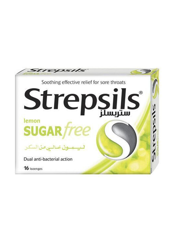

Strepsils Lemon Green Lozenges, 16 Pieces