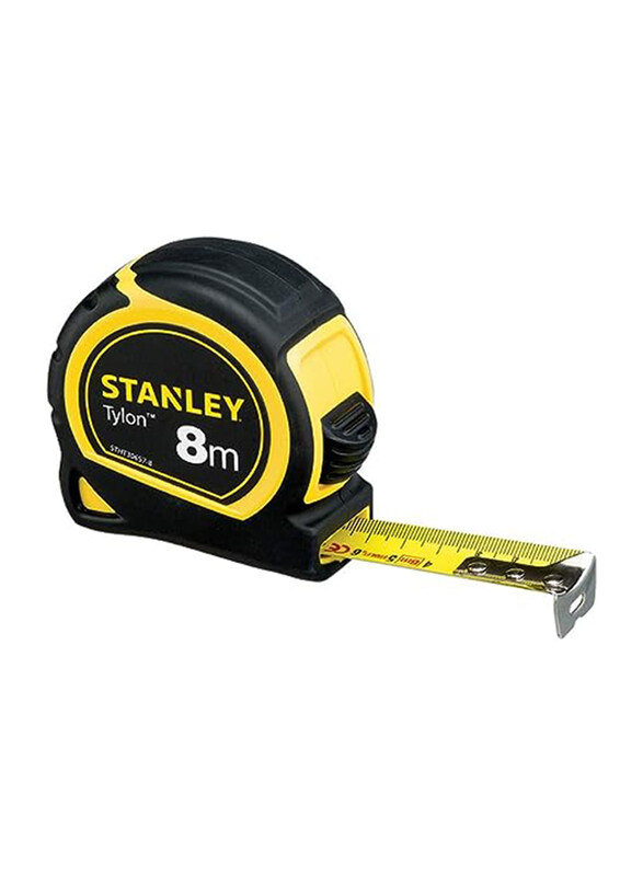 

Stanley 8-Meter Tylon Short Tape, Stht30657-8, Yellow/Black