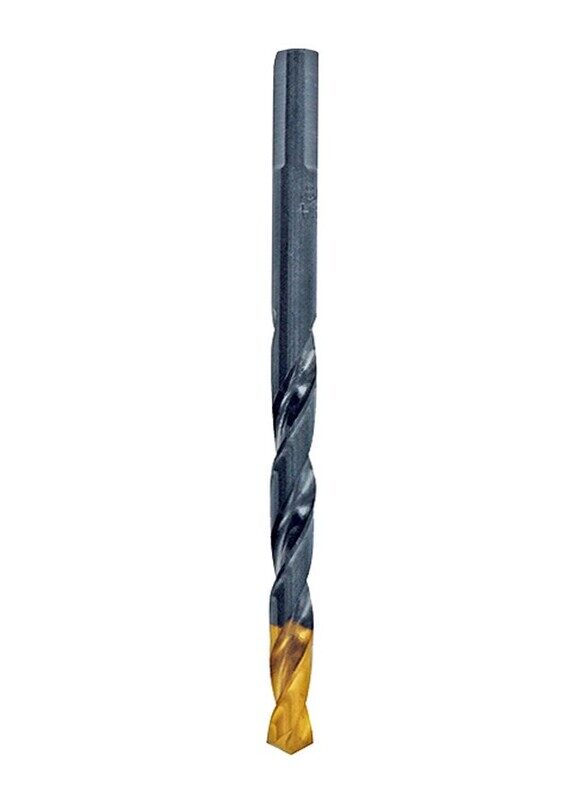 

Tivoly 3.2mm HSS Steam Tin Fully Ground Drill Bit, Black