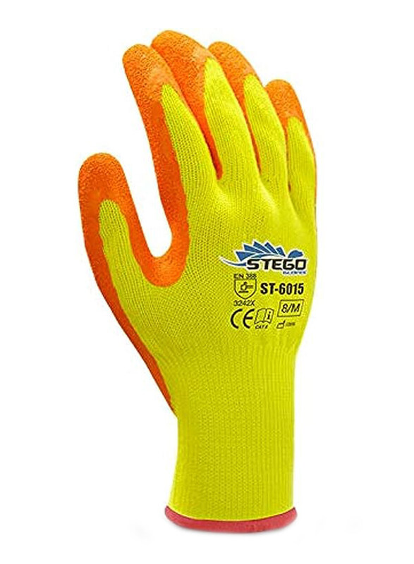 

Stego Mechanical & Multipurpose Safety Gloves, St-6015, Multicolour, Medium