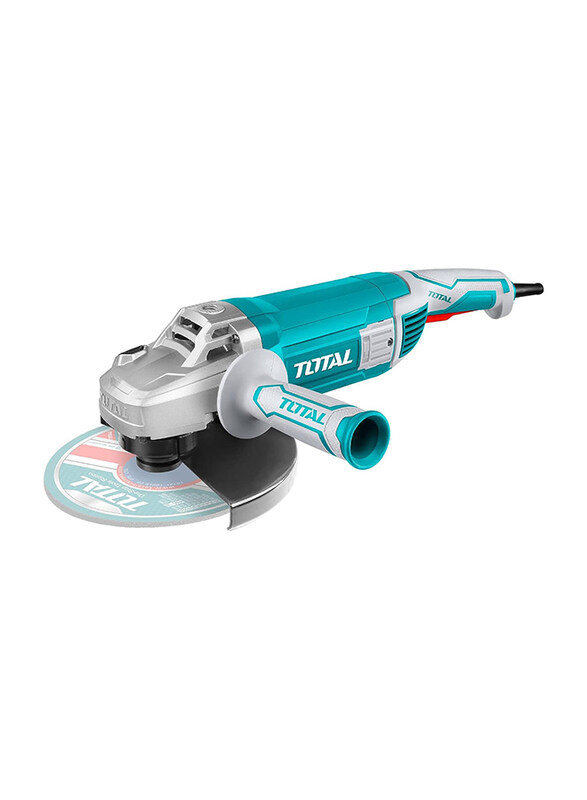 

Total Angle Grinder with Auxiliary Handle and Carbon Brush, TG1252306, Teal