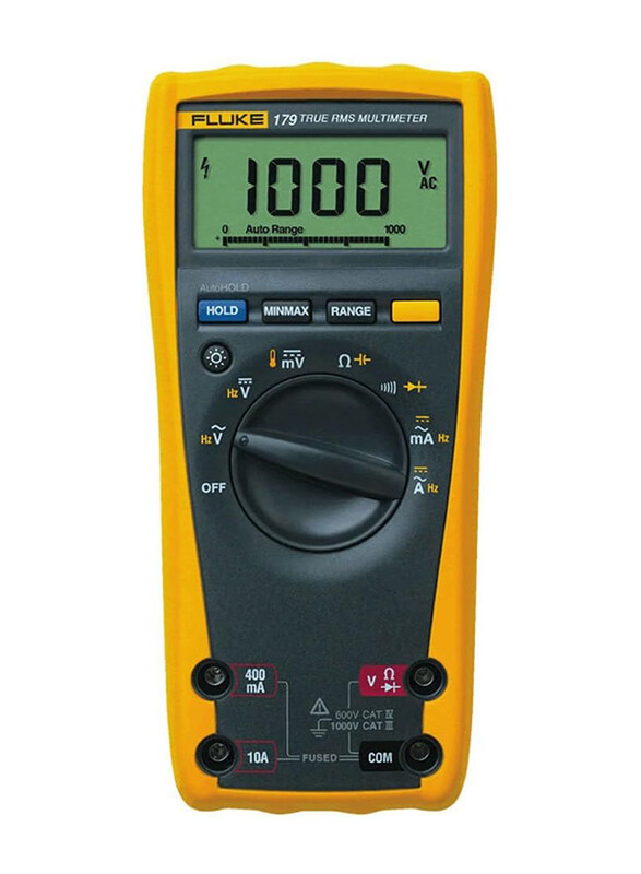 

Fluke 179 True RMS Digital Electrical Multimeter, Grey/Yellow