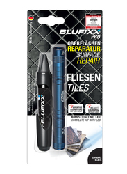 Blufixx 2-Piece Surface Repair Kit for Tiles, Granite & Marbles 5G with Led Light, Black