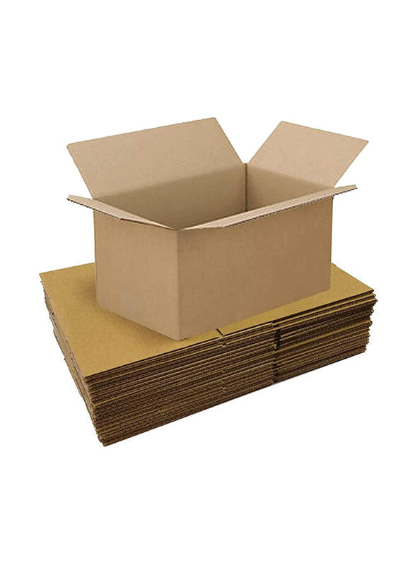 

Tamtek Cardboard Carton Box, 45 x 30 x 30cm, Brown