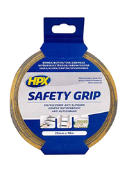 HPX SC2518 Anti-Slip Tape, 25mm x 18m, Black/Yellow