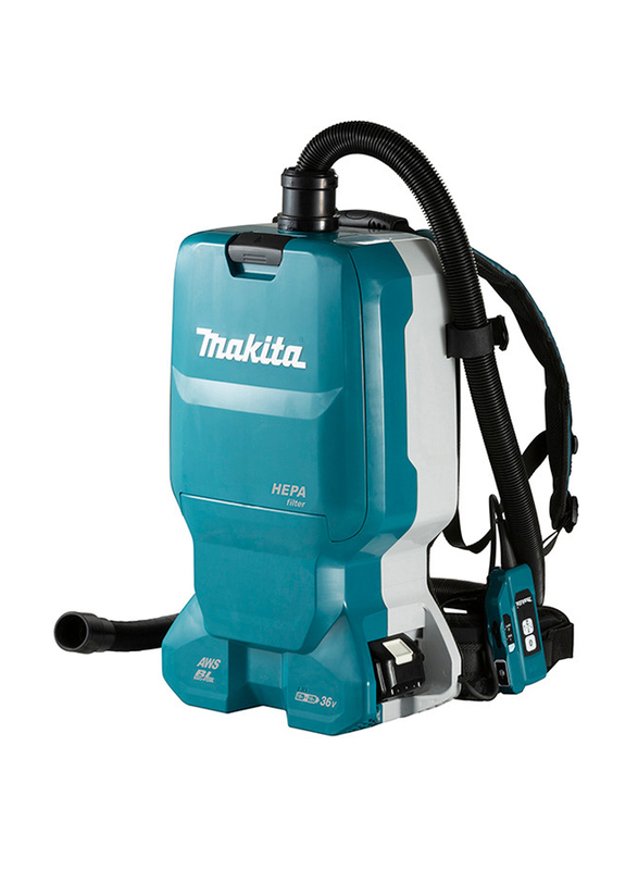 Makita 18V Cordless Upright Stick Vacuum Cleaners, DVC665Z, Blue