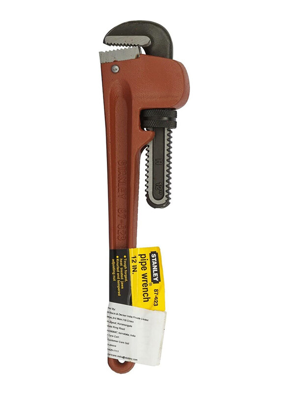 

Stanley 300mm Pipe Wrench, 87-623, Brown