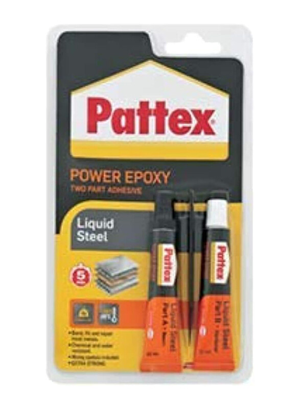 

Henkel Pattex Epoxy Steel, 2 x 11ml, Multicolour
