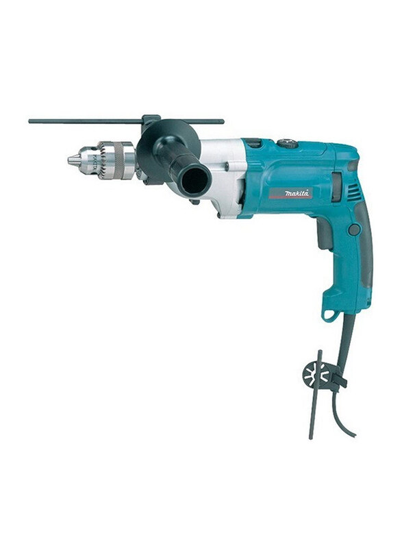 

Makita 2 Speed Corded Hammer Drill, 20mm, 1010W, HP2070, Blue