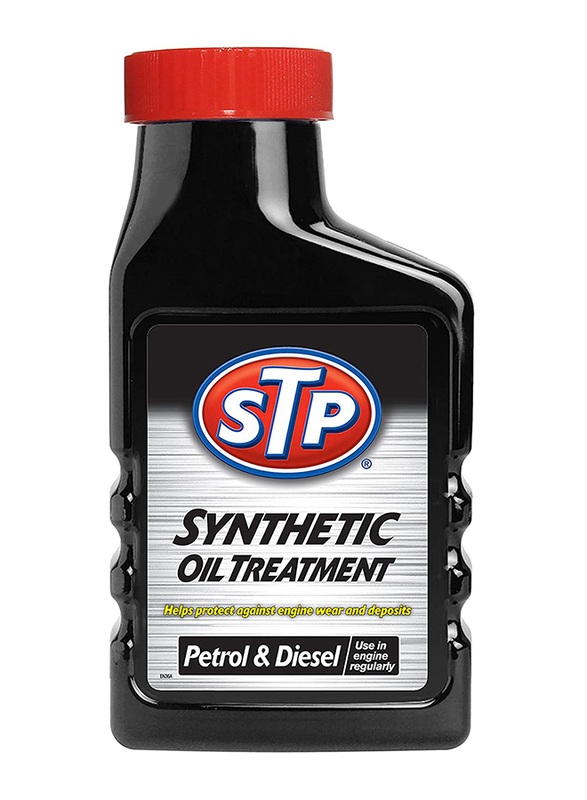 STP 300ml Synthetic Oil Treatment Extra Protection for Engine Wear and Oil Viscocity, 67300, Black