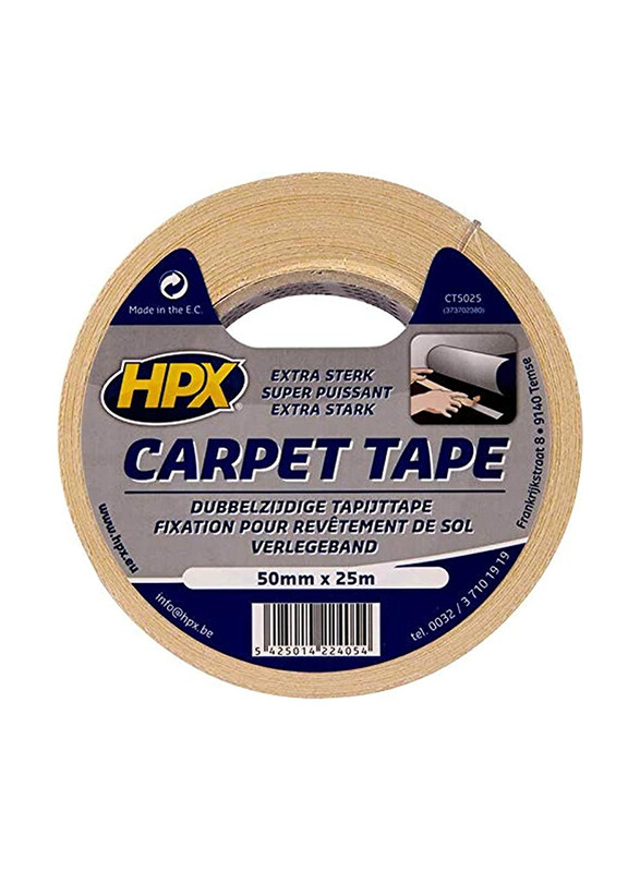 

HPx 50mm Double Side Carpet Tape, CT5025, Black