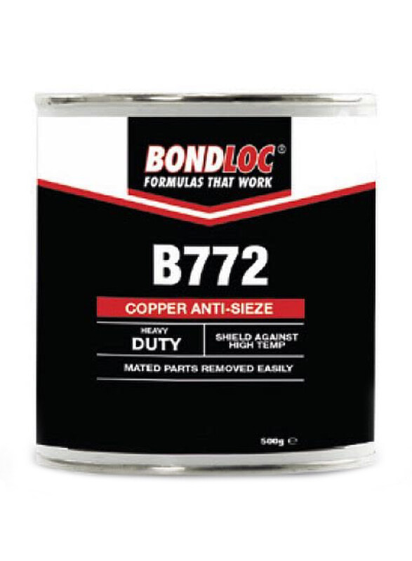 

Bondloc B772 HT Copper Anti Seize, 500g, Black