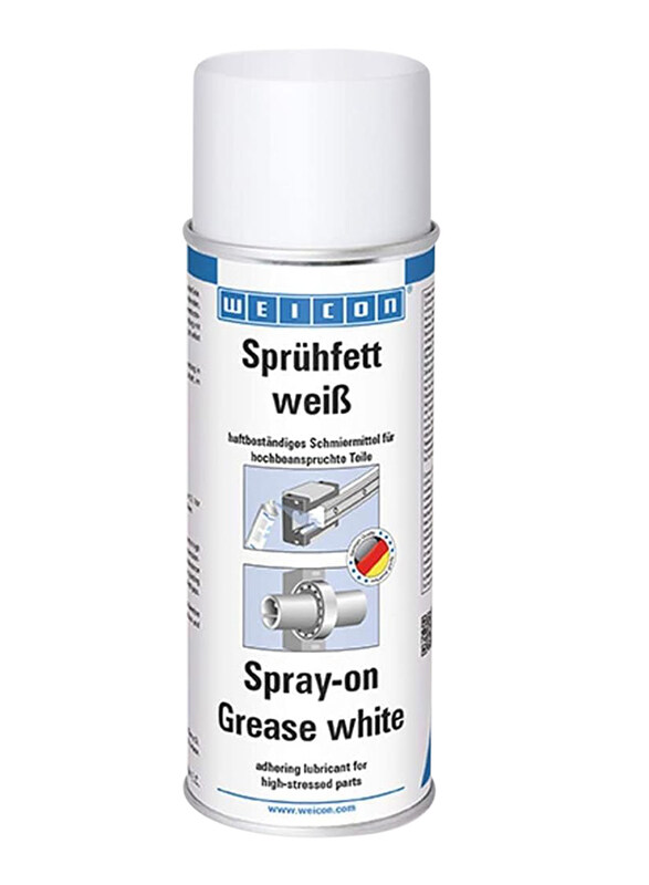 

Weicon 400ml Grease White Spray-On, Clear