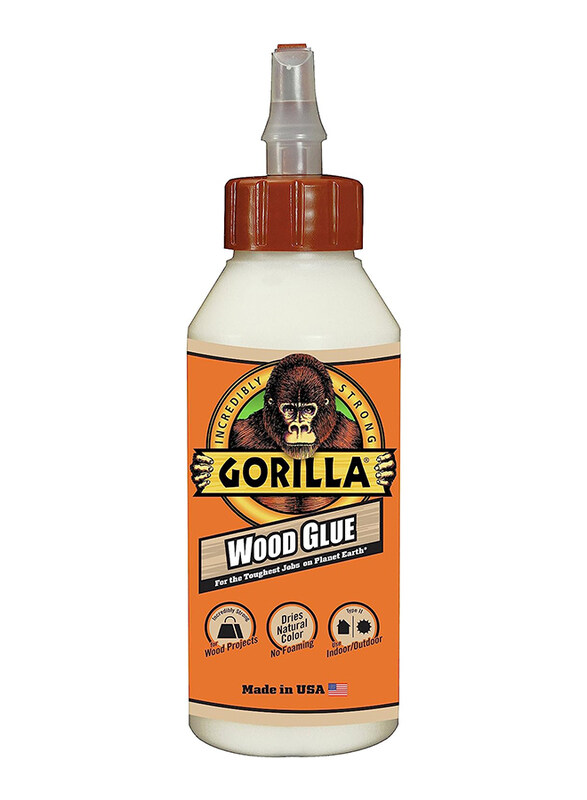 

Gorilla 8 oz Wood Glue Bottle, 6200022, Clear