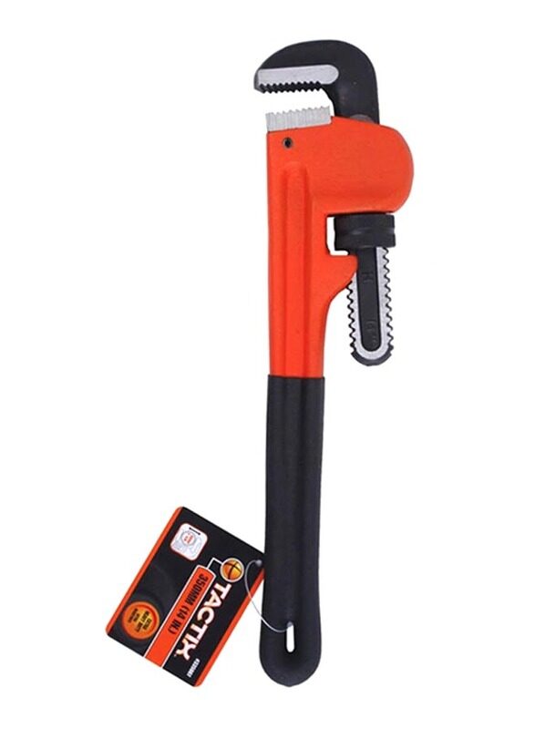 

Tactix 350mm Wrench Pipe, Black Orange