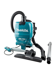 Makita Twin 18V Cordless Upright Stick Vacuum Cleaners, DVC261ZX11, Black/Blue