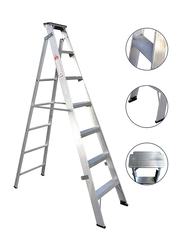 EMC Aluminium Multi-Purpose 4 Steps Portable Ladder, Silver
