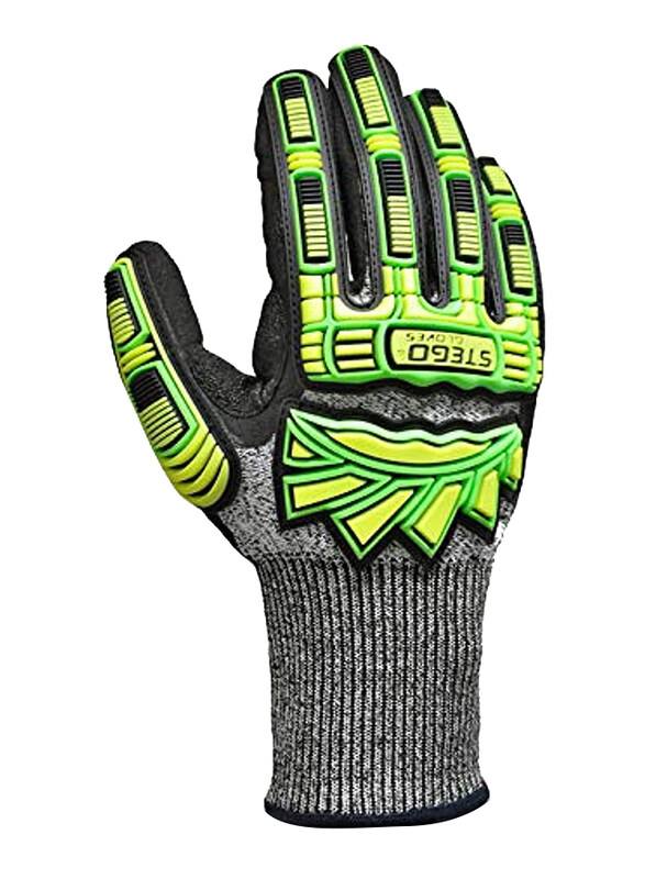 

Stego Level 5 High Tear, Puncture Resistance, Impact & Cut Protection Safety Gloves, St-9080, Multicolour, X-Large