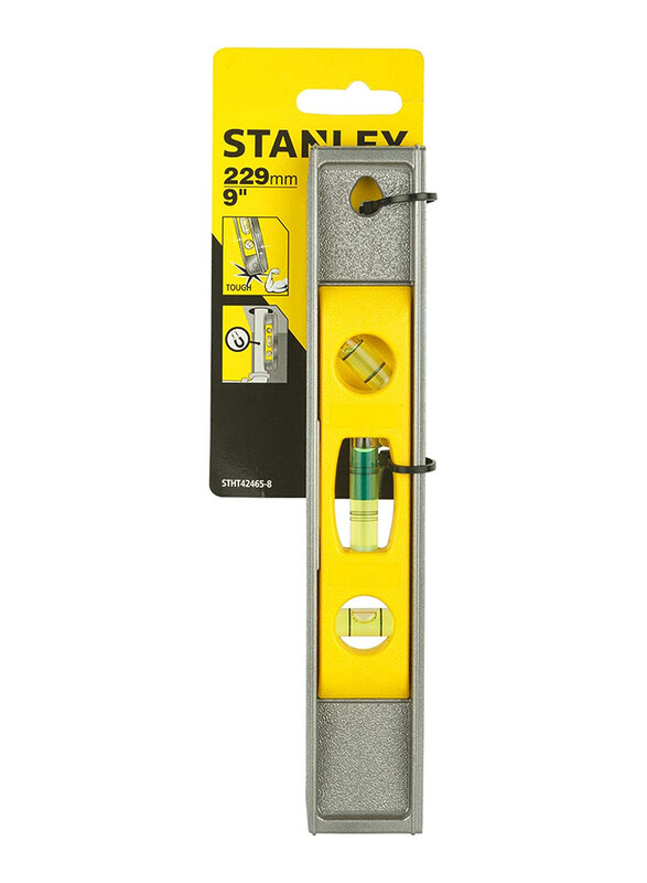 

Stanley 9-Inch Die Cast Torpedo Level, Stht42465-8, Yellow/Grey