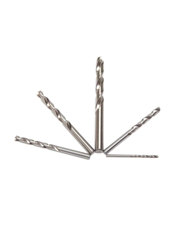Tivoly 2mm HSS Fully Ground Jobber Split Point Drill for Drilling of Steels, Silver