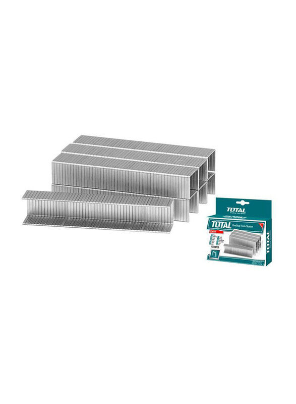 

Total 10mm 1000-Piece Staples for Staple Gun Hardened, THT39101, Silver