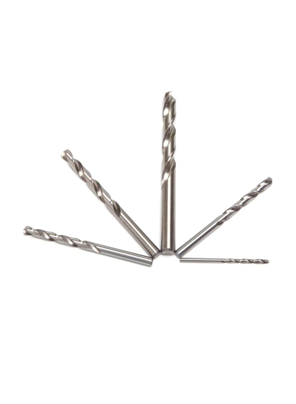 Tivoly 2.5mm HSS Fully Ground Jobber Split Point Drill for Drilling of Steels, Silver