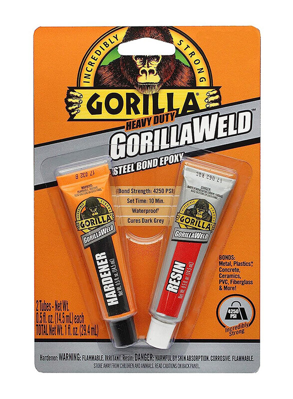 

Gorilla Heavy Duty GorillaWeld Steel Bond 2-Part Epoxy, White