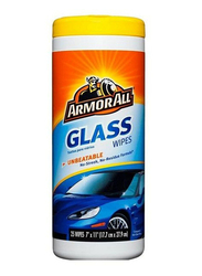 Armor All 25-Piece Glass Cleaning Wipes, 71091, Multicolour