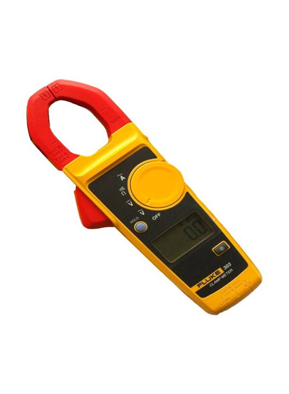 

Fluke Digital Clamp Meter, 303, Yellow/Red