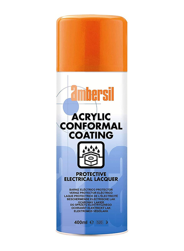 Ambersil 400ml Arcylic Conformal Coating for Protection for PCB & Electronics, 30235