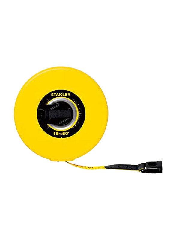 

Stanley 15m/50' Fiberglass Blade Long Tape, STHT34297-8, Yellow/Black