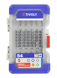 Tivoly 21-Piece Screwdriver Bits with 1 LED, 50mm, Grey