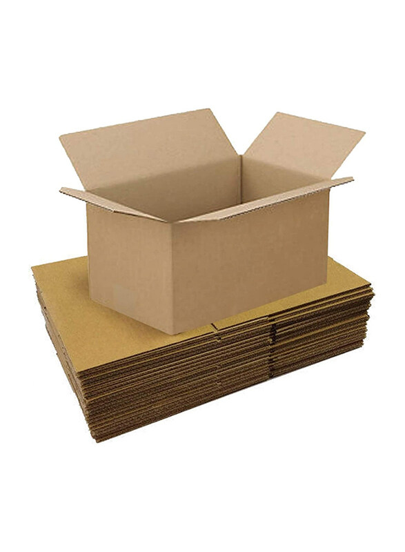 

Tamtek Cardboard Carton Box, 45 x 30 x 30cm, Brown
