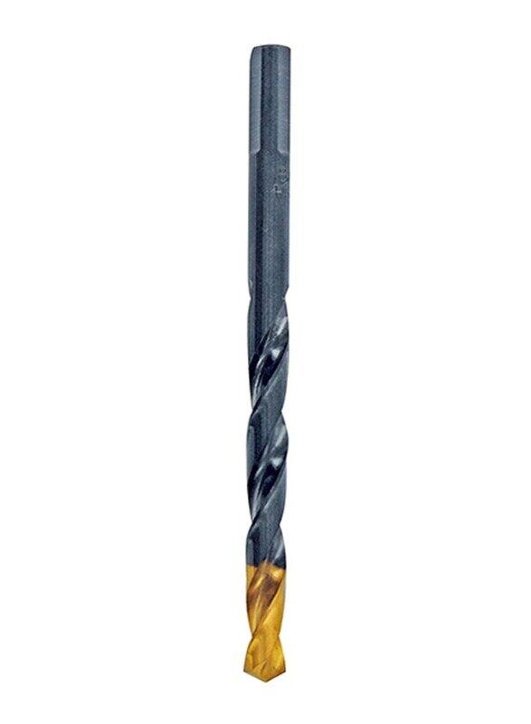 

Tivoly 4.5mm HSS Steam Tin Fully Ground Drill Bit, Black